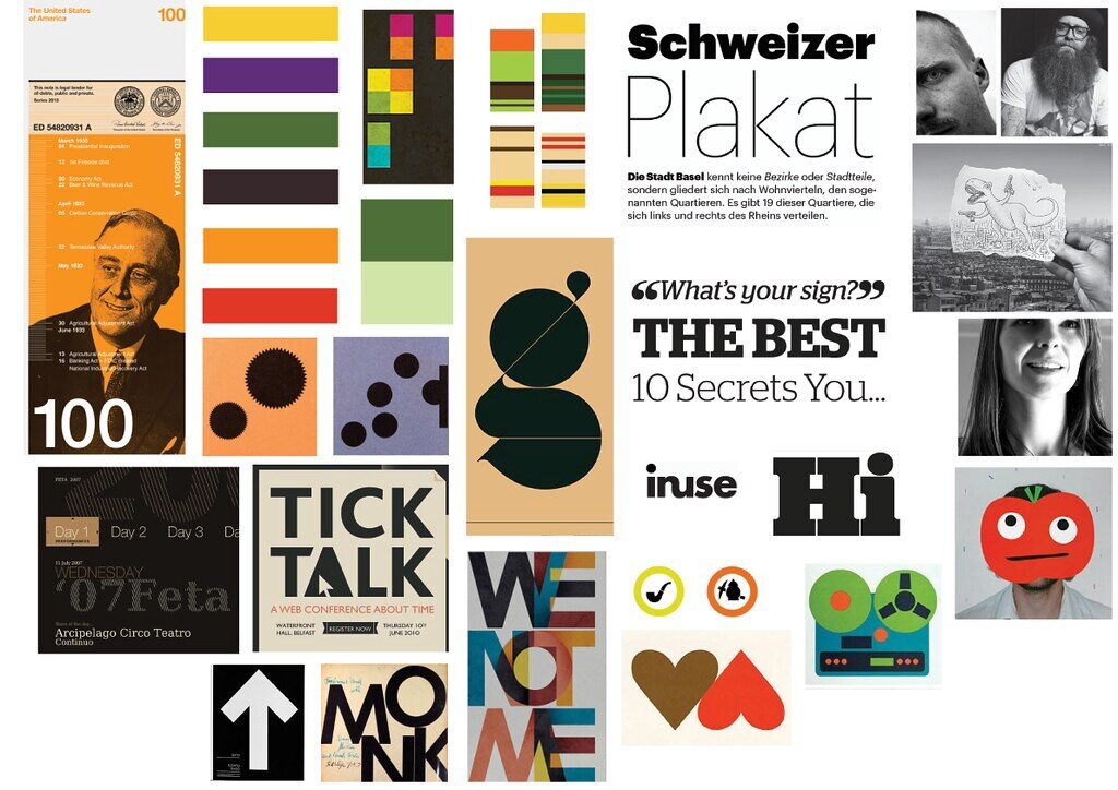 Пример мудборда