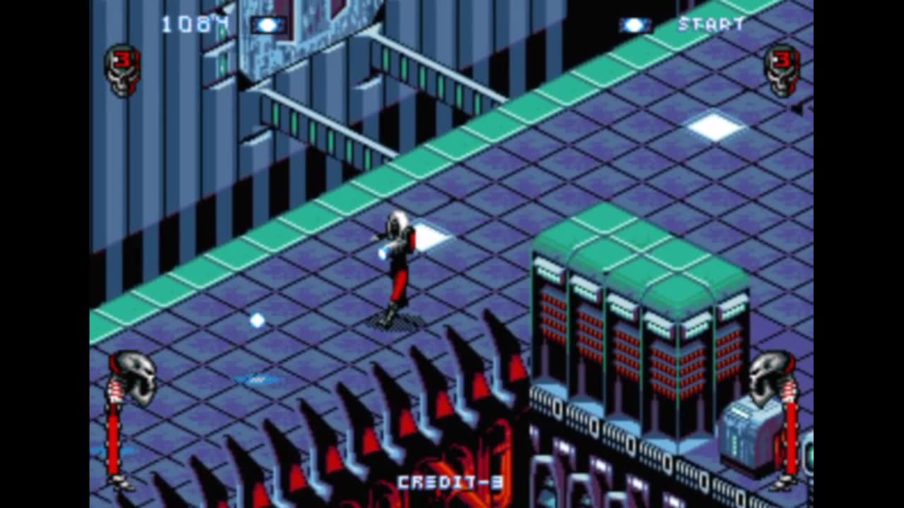 Sega Mega Drive 2 (Smd) 16-bit Skeleton Krew Level 1 MonstroCity