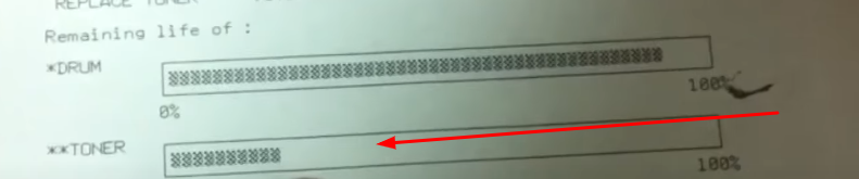 Отчет о заправке картриджа
