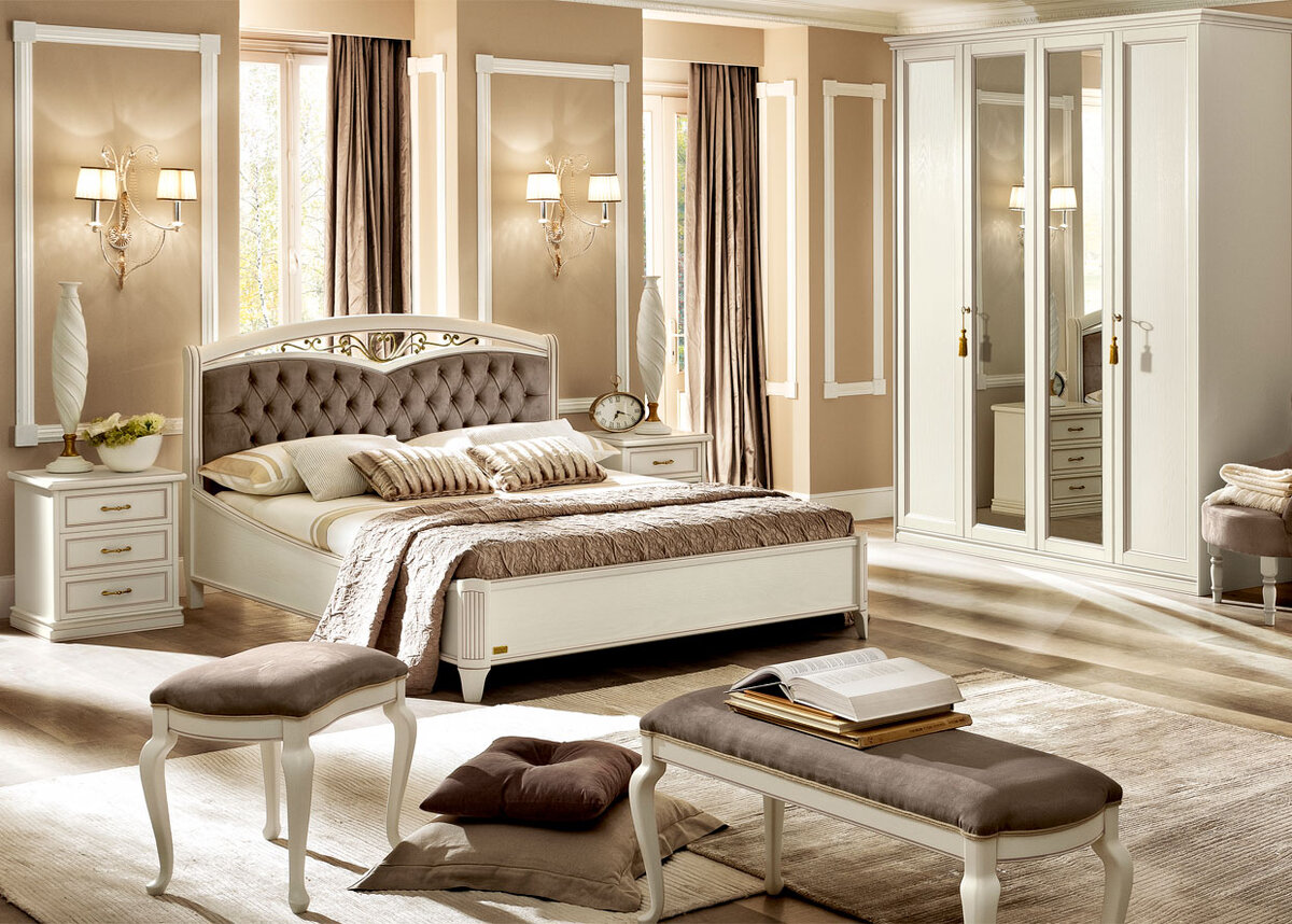 Спальня ностальжи Италия - "NOSTALGIA BIANCO "