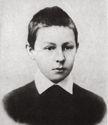 Серёжа Рахманинов в возрасте 13 лет.