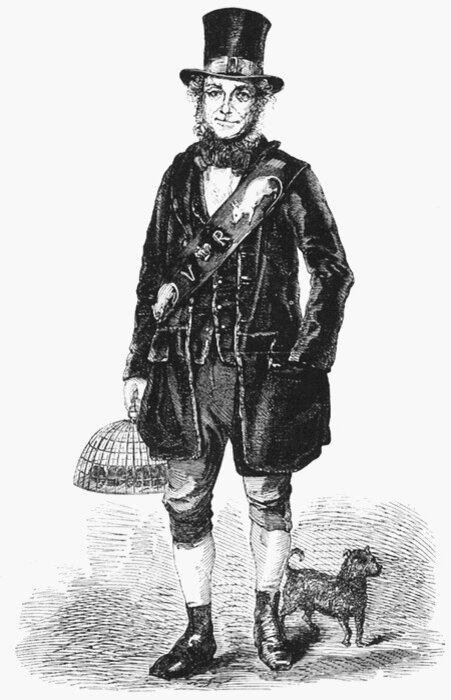 "Jack Black, her majesty's ratcatcher, 1851" Авторство: Mayhew, H.. Mayhew, H. (1851). &#039;London Labour and the London poor&#039;, Volumne 3, pg. 11London Labour and the London Poor, volume 3 (section &quot;Jack Black&quot;) at The Perseus Digital Library, Общественное достояние, https://commons.wikimedia.org/w/index.php?curid=1925361