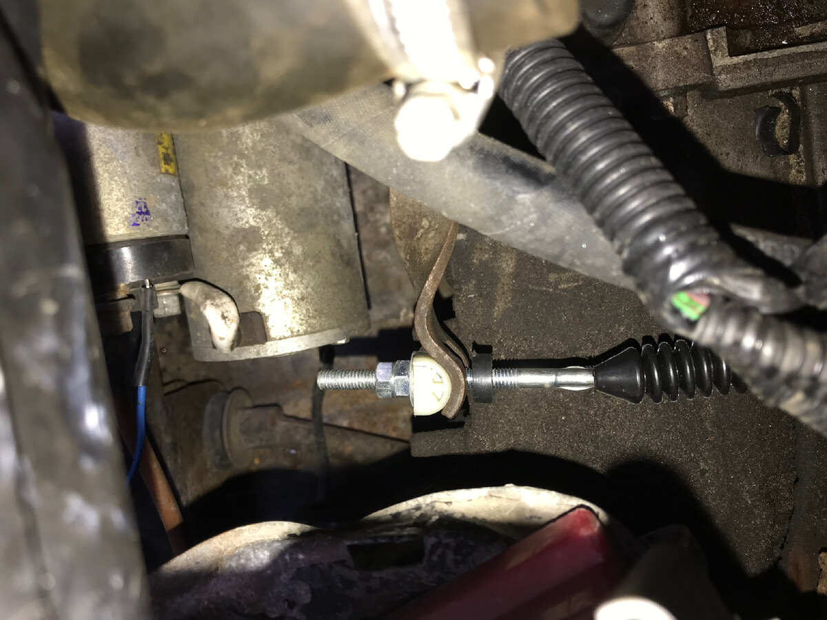 Крепление троса и вилки