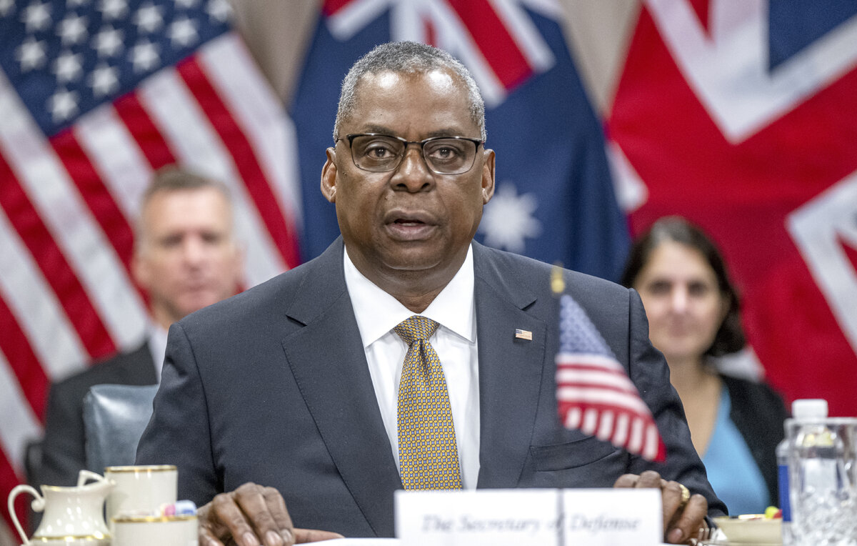    Министр обороны США Ллойд Остин  EPA-EFE/SHAWN THEW
