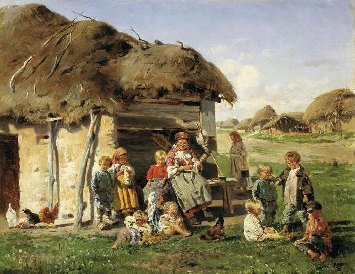 В. Маковский Крестьянские дети, 1890