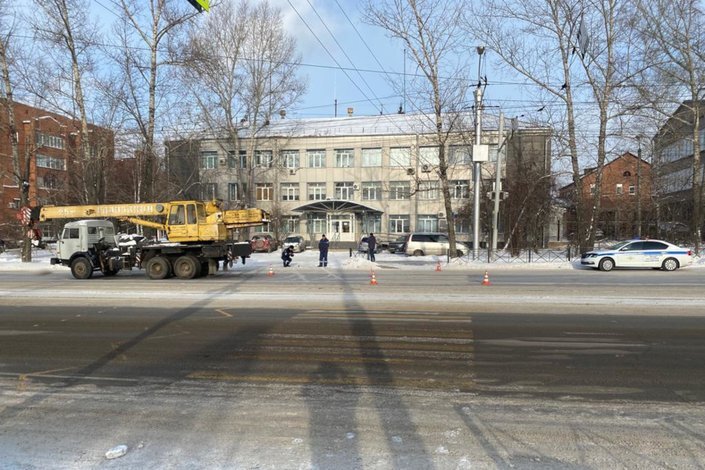   ДТП в Иркутске на улице Депутатская