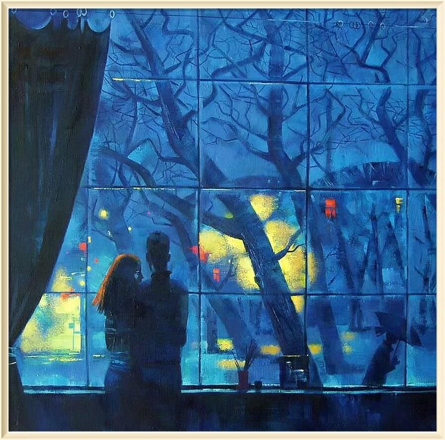 © Margarita Chighina / Маргарита Чигина  Синий вечер.