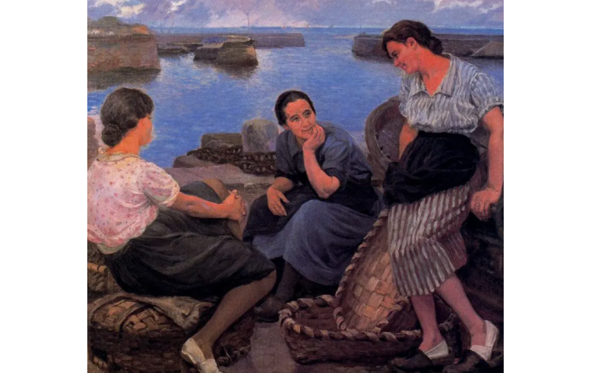 Сальвадор Диас Игнасио Руис де Олано. В ожидании лодки. 1900. Читайте и слушайте книги преподобного Паисия Святогорца (1924-1994). Ссылки внизу