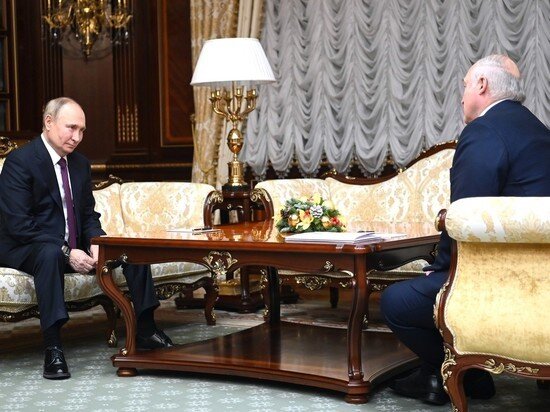     Владимир Путин и Александр Лукашенко в Минске. Фото: Kremlin.ru.