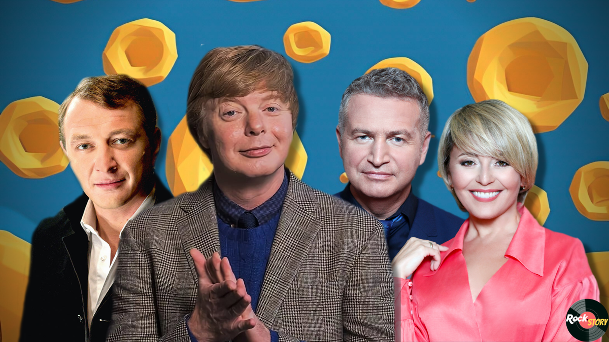 На фотографии: Марат Башаров, Андрей Григорьев-Апполонов, Леонид Агутин и Анжелика Варум 