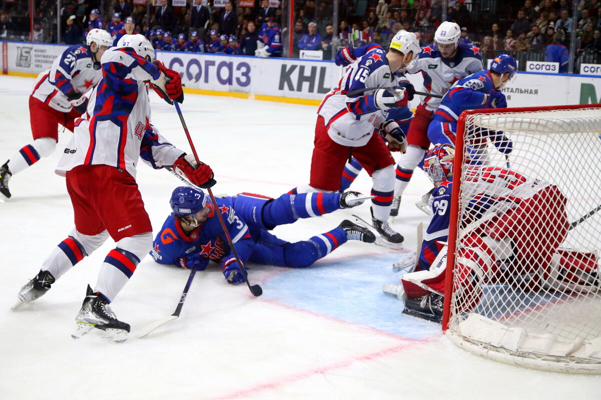 ЦСКА в Петербурге обыграл СКА со счётом 2:1, фото: Максим Константинов, P1spb.ru