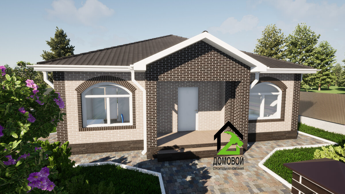 Проект разработан архитектором ООО"Строительная компания "Домовой" (г. Краснодар)