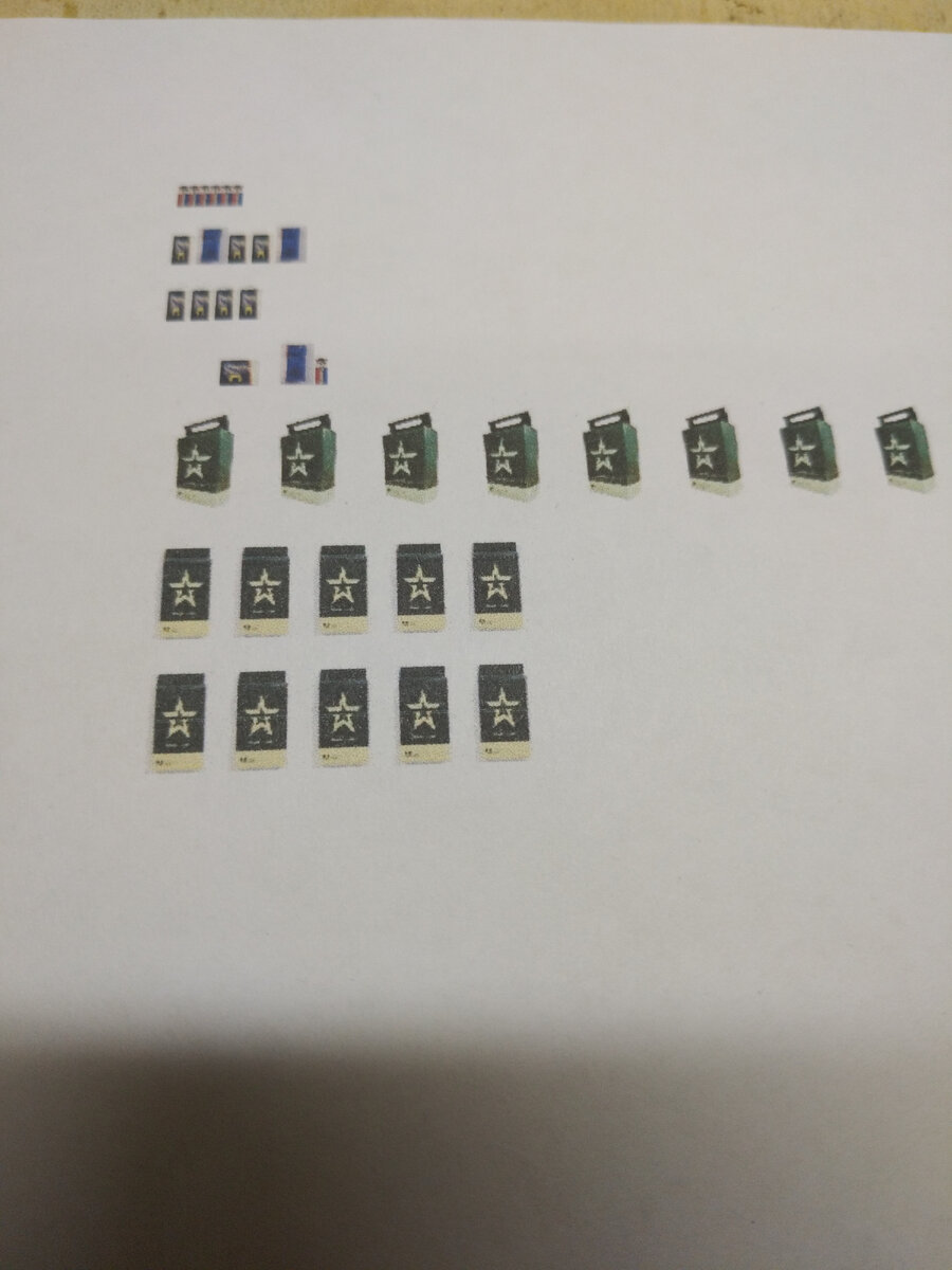 Имитация пачек сигарет и сух.пайков