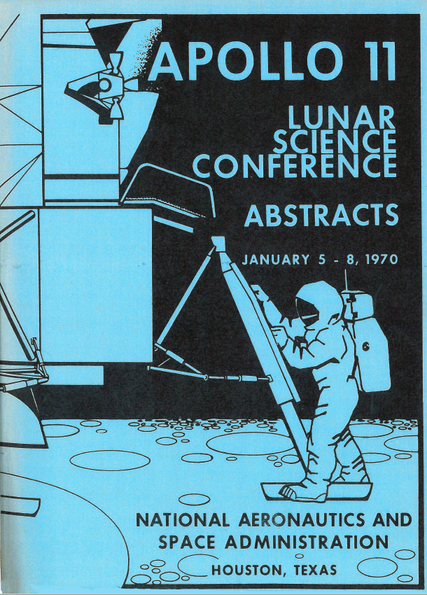 "Научная лунная конференция по материалам Аполлона-11. 5-8 января 1970 года. Сборник тезисов"