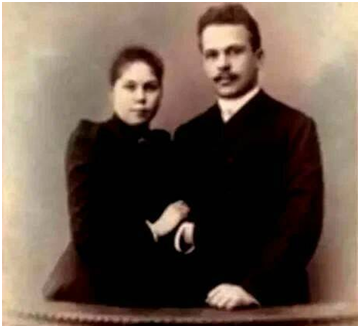 Вера и Павел Шихобаловы, 1895-ый год