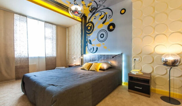 Современные материалы для натяжных потолков безопасны для здоровья – их можно использовать даже в детской комнате.