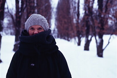    Девушка в шарфе и шапке ©geir tønnessen Pxhere