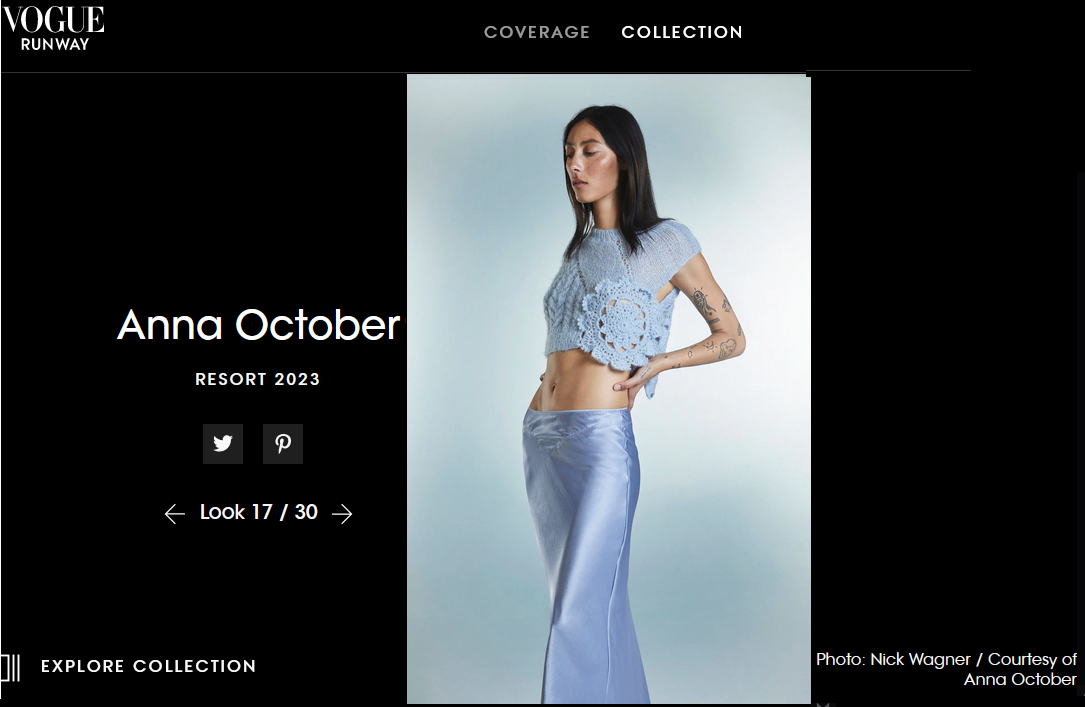Подготовленный скрин с  https://www.vogue.com/fashion-shows/resort-2023/anna-october/slideshow/collection#17