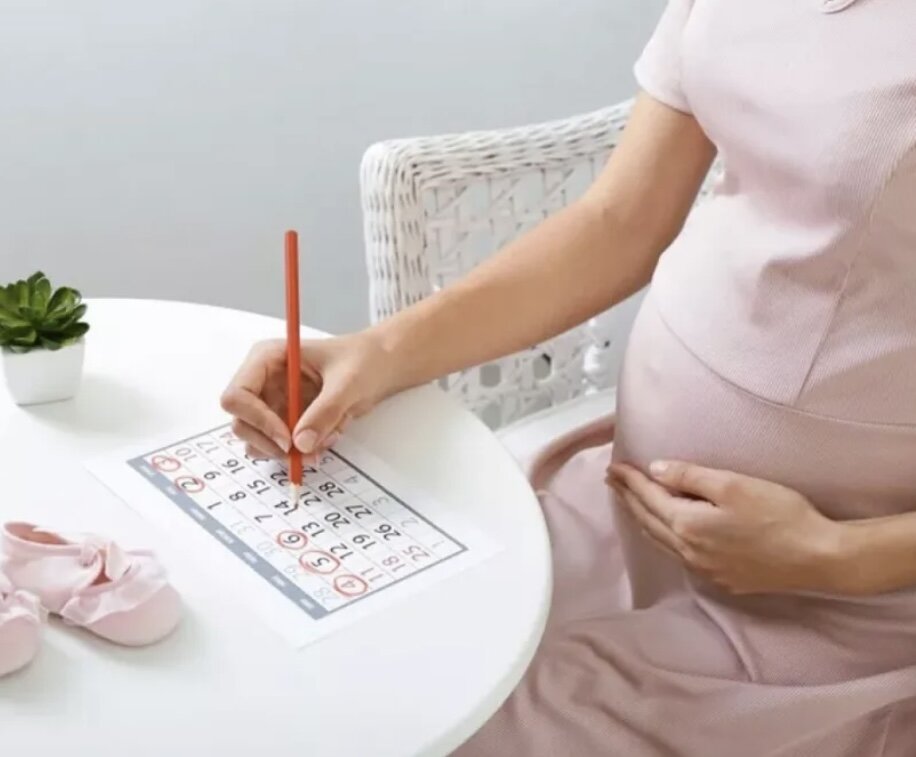 Предполагаемая дата зачатия. Переношенная беременность. Стол для беременных.