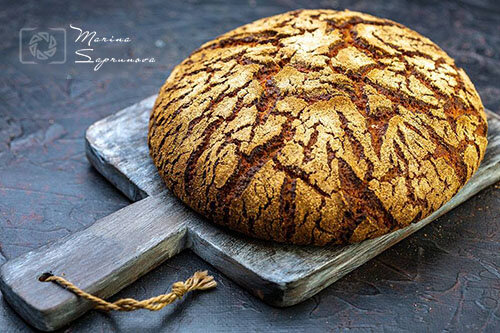 Домашний финский ржаной хлеб.