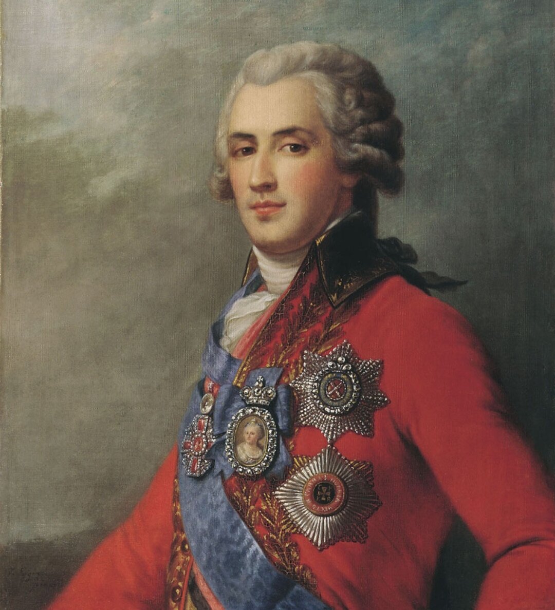 Платон Зубов, худ. Johann Lebrecht Eggink