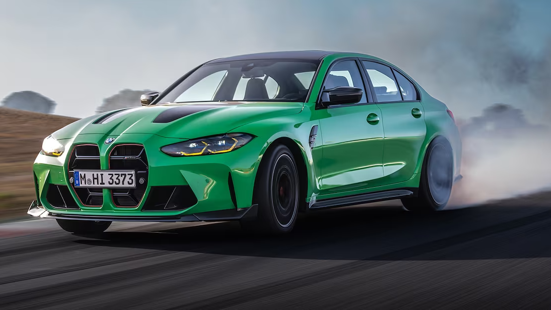 BMW m3 Competition салатовый