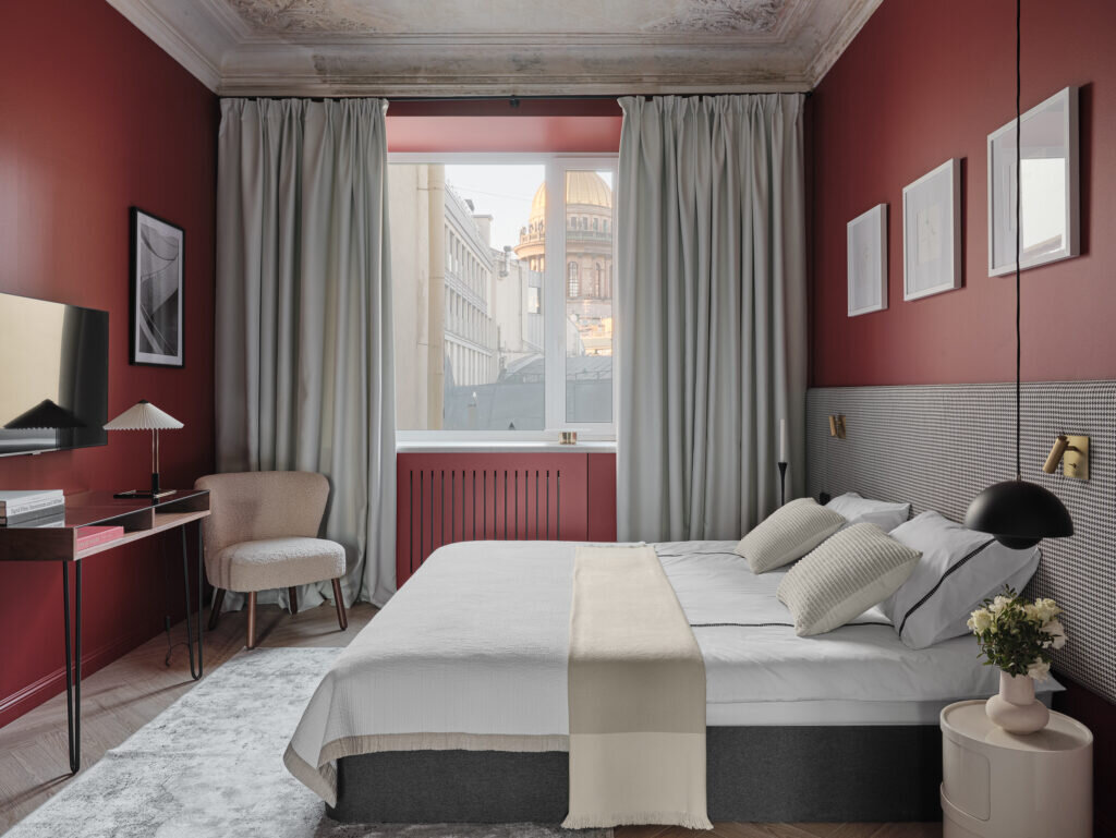 Стильно, эффектно и функционально. Необычный интерьер студии 30 кв.м. в центре Санкт-Петербурга