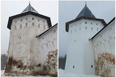    Фасады Провиантской башни Саввино-Сторожевского монастыря ©пресс-служба Главного управления культурного наследия области