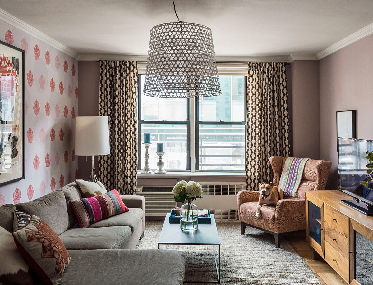 Обратите внимание как много круглых элементов в интерьере