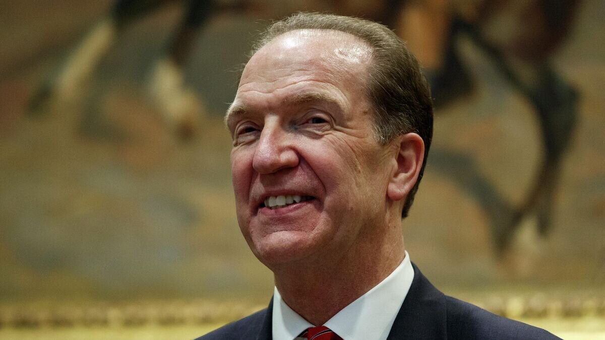    Новый глава Всемирного банка, американский экономист Дэвид Малпасс (David Malpass)© AP Photo / Evan Vucci