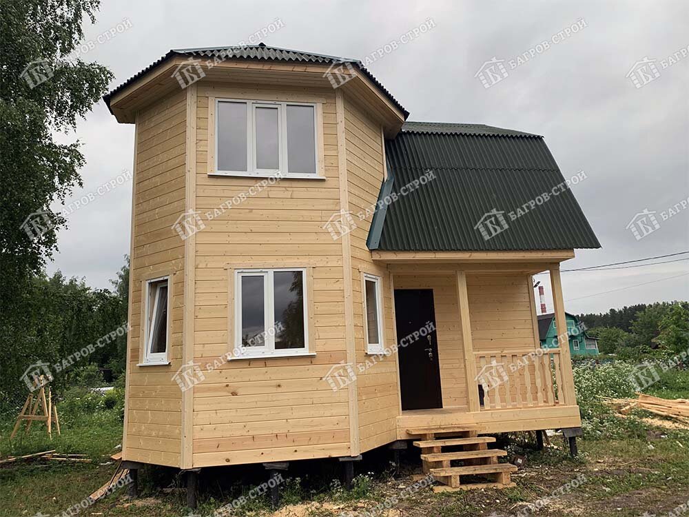 Фото построенного дома по проекту "ОСИП"