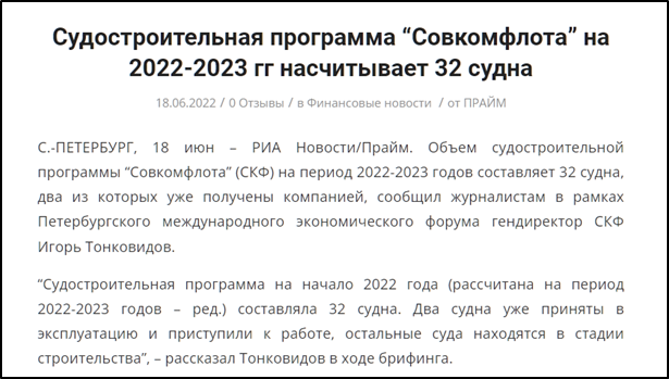 СОВКОФЛОТ (FLOT). Отчет за 3Q 2022г. Прогноз итогов 2022. Стоит ли покупать акции?