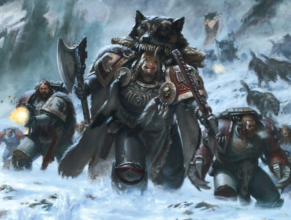 Русс 547. Космические волки Warhammer 40.000. Warhammer 40000 космические волки. Космические волки вархаммер. Вархаммер 40000 Космодесант космические волки.