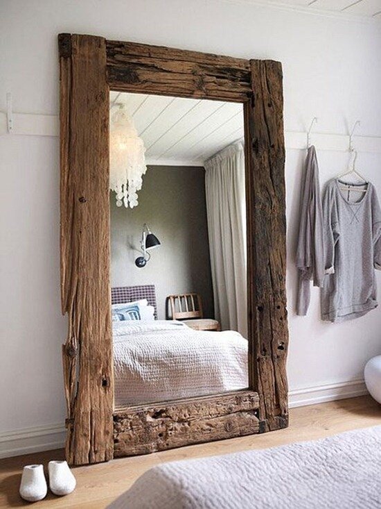 Зеркало в интерьере спальни (220 фото)