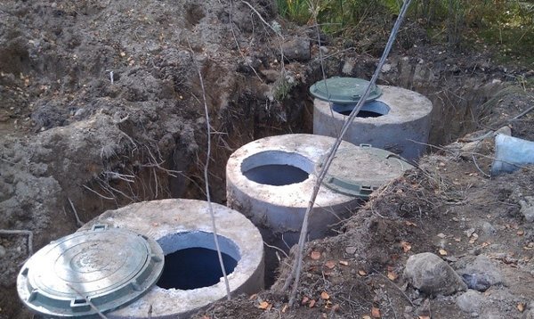 Септик из бетонных колец