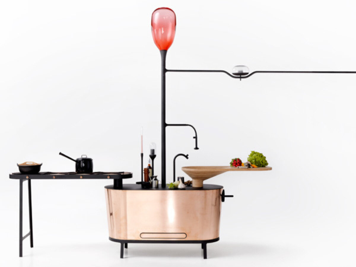 Концепция кухни, построенной по принципам биодизайна, от Philips