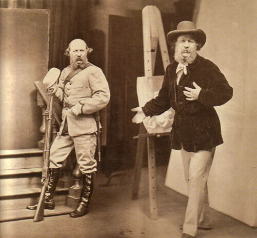 Двойной автопортрет, 1873