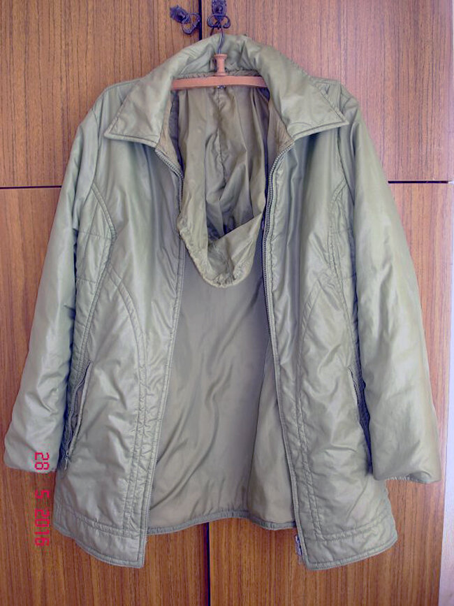 Некогда модная куртка.