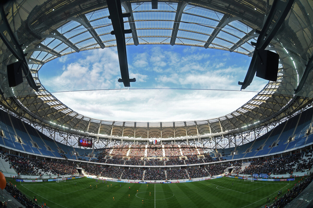                  ©             РИА Новости. Рамиль Ситдиков  Матч на стадионе "Волгоград Арена"