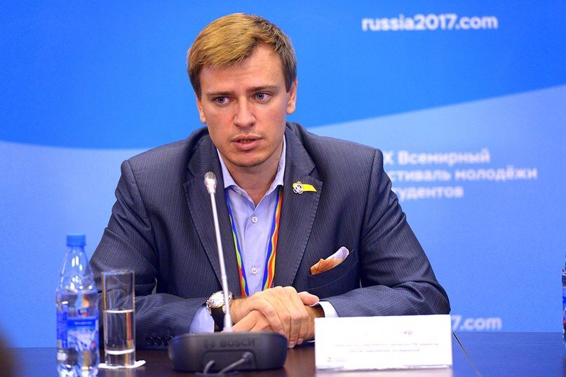 Юрий Кофнер на Всемирном фестивале молодёжи и студентов. Фото: личный архив