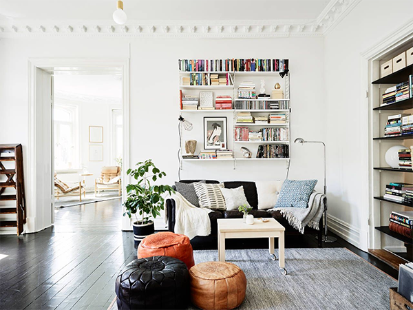 
Шведский стиль — это умеренность+отсутствие хлама+уютные мелочи.