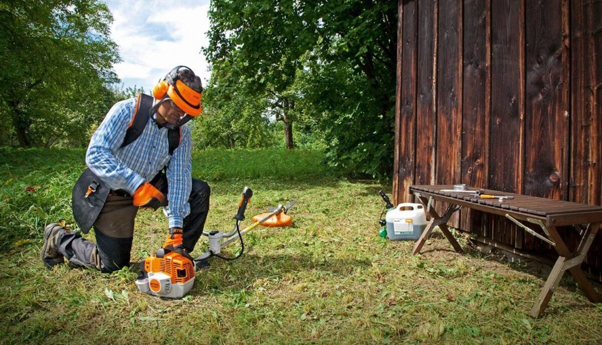 Бензокосилка