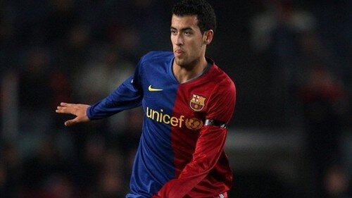 Серхио Бускетс в составе Барселоны в сезоне 2008/2009