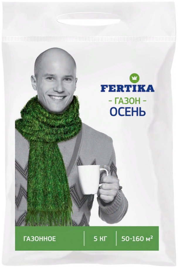 Неплохой вариант осеннего газонного удобрения