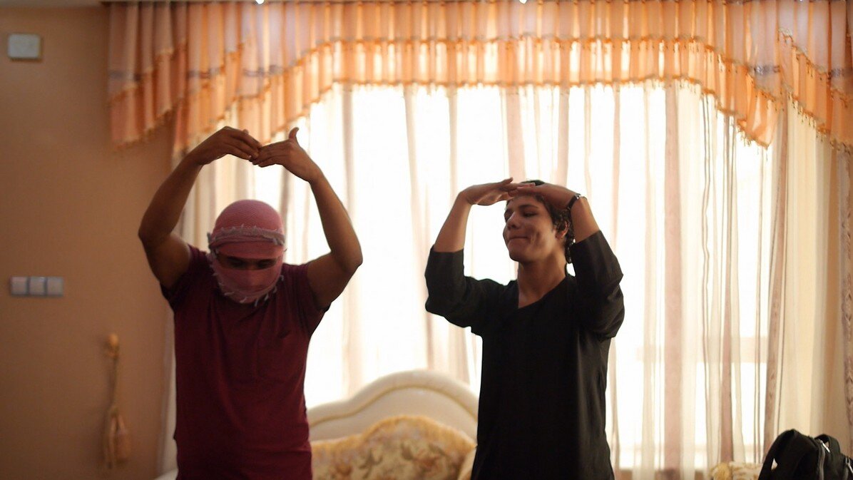 Dancing boys are also known as 'bacha bareesh', boys without beards. A still from They Don't Just Dance