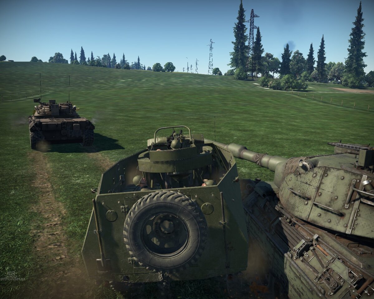 то ли мы танк подрезали то ли он нас...кто разберет?