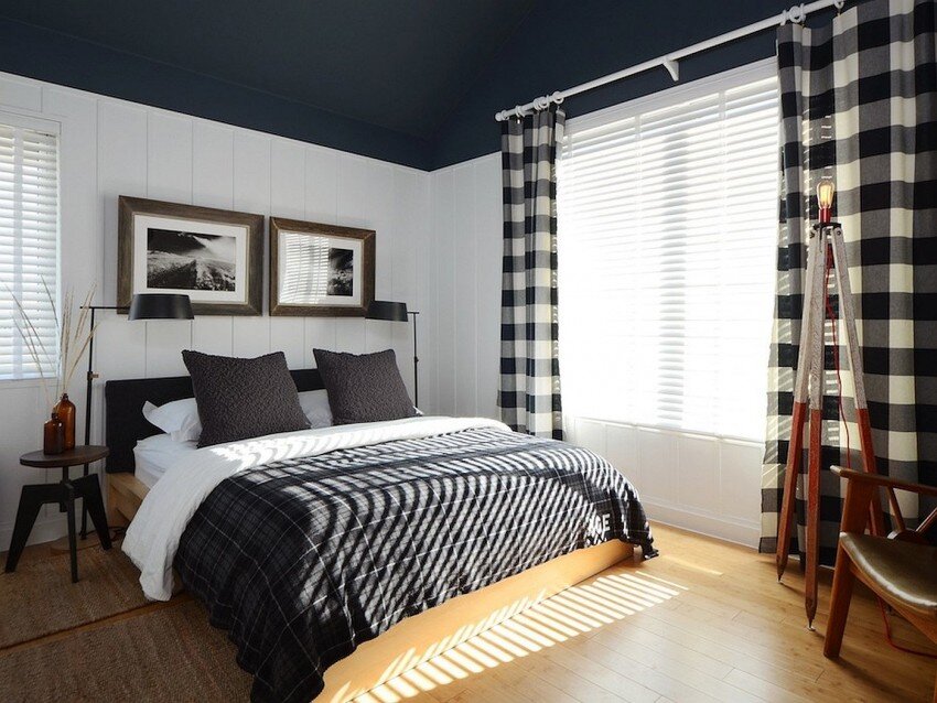 Потолок в спальне: варианты материалов и дизайна — 46 красивых фото