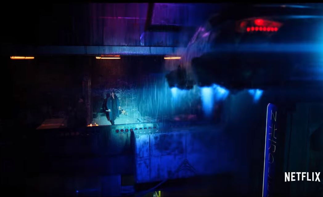 Мечтают ли полицейские о летающих электрокарах? Кадр из трейлера экранизации.