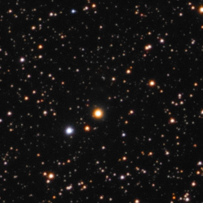 Видимое движение звезды Барнарда с 2007 по 2015 год.