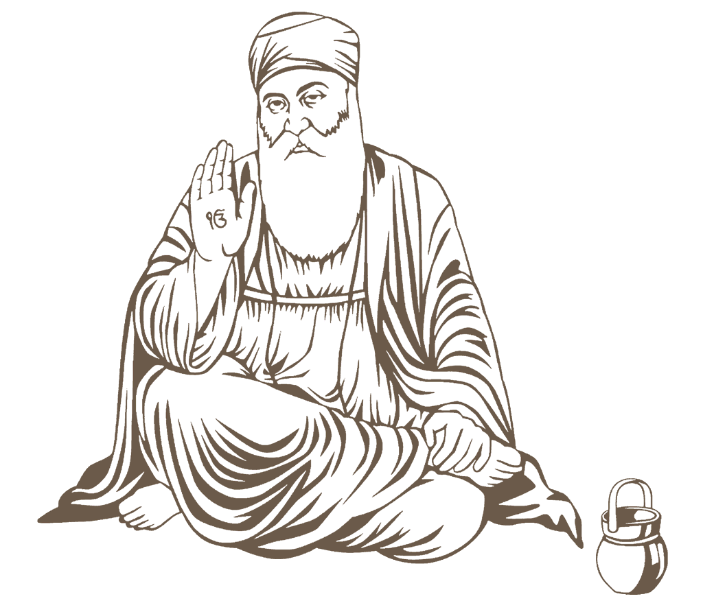 Гуру Нанак, современное изображение